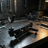 Targeting Rest with Y-Fork Cradle Adjustable Steel Support Stand with Padded Block Bench-Style for Marksmen, Workbench