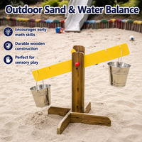 Wooden Balance Scale, Childrens Play Scale 80x60x70cm, Nursery Balance Scale for Preschool Sand & Water Messy Play