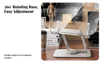 Adjustable Transparent Bookrest Hands-Unrestricted Adjustable Document Riser