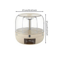 Grain Storage Dispenser Partitioned Storage Container with Compartments Sealed
