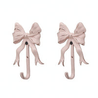 2 Pieces Storage Hook with Bow Elegant for Entryway