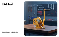 Air Conditi Single R Installation Lift 300kg Load Capacity Hand Crank Winch