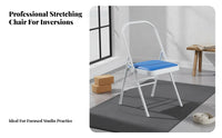 Foldable Folding Exercise Chair Heavy-Duty Exercise Inversion Stool Sturdy Construction Folding Exercise Chair Stable for Beginners, Seniors, Home Use, Office