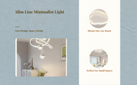 LED acrylic ceiling light