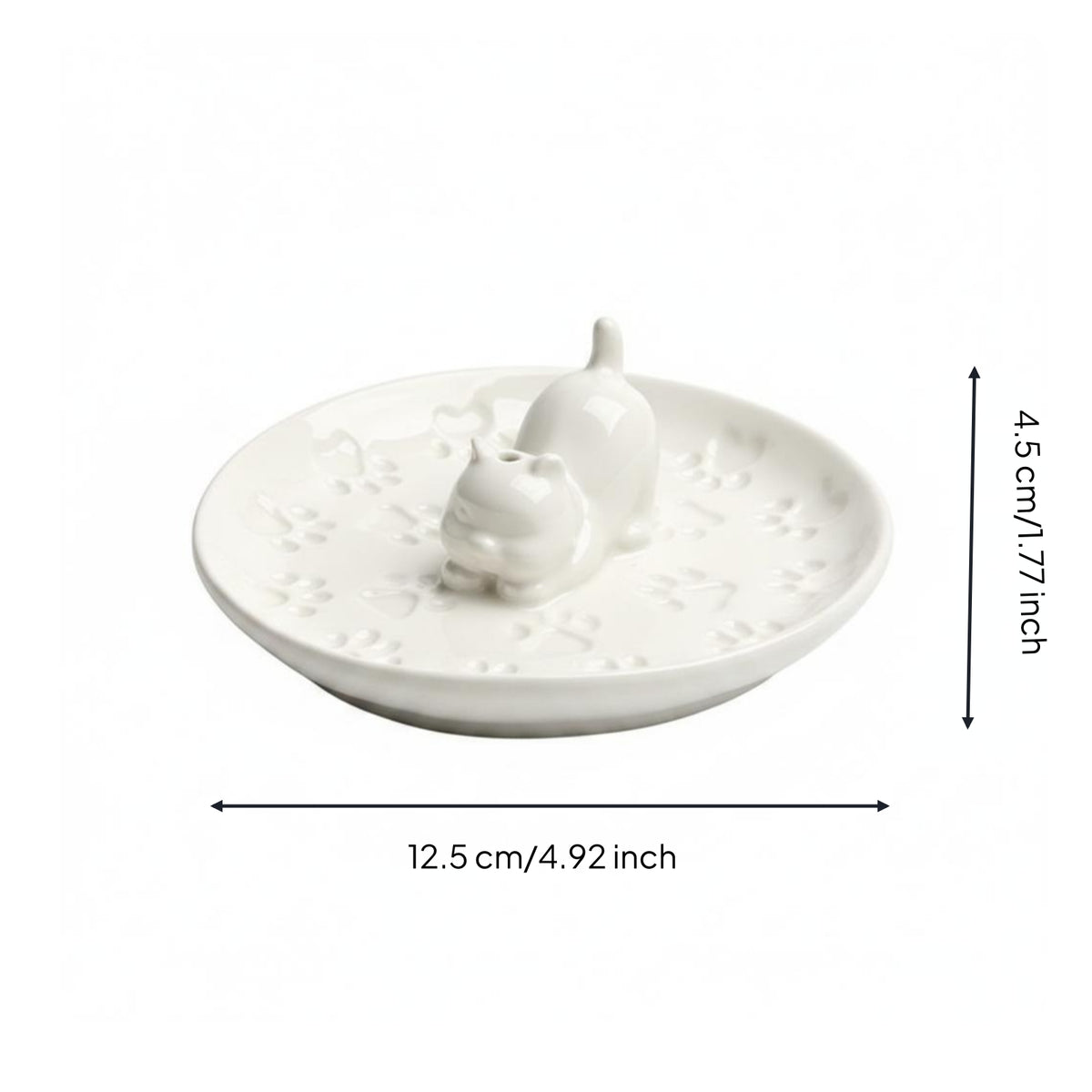 Scent Holder Easy to Feline Incense Burner Heat-Resistant Home Decor for Indoor