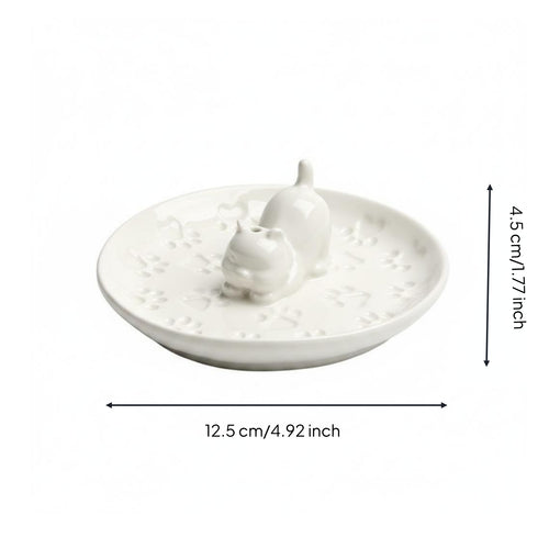 Scent Holder Easy to Feline Incense Burner Heat-Resistant Home Decor for Indoor