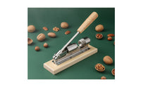Mechanical Nut Sheller Adjustable Size Walnut Sheller Sturdy Metal Body