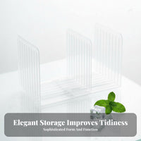 Made in Japan Refrigerator Partition Board Space Saving Adjustable Refrigerator Divider Easy Installation for Meal Preppers, Pantry, Drawers
