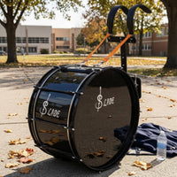 Black Marching Drum Adjustable Band Gear for Procession