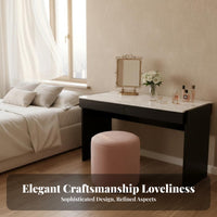 Extendable Nightstand Desk Modern Aesthetic Bedroom Furniture Multi-Functional Space-Saving for Apartment Dwellers