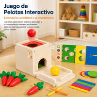 Wooden Activity Box, Fine Motor Skill Toys, Child Development, Hand-Eye Coordination, Educational Toy