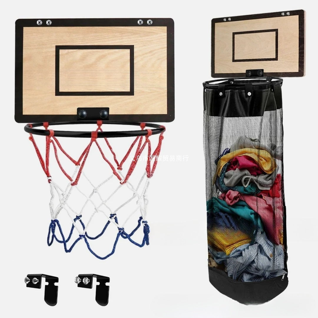Dual-Function Fun Hanging Laundry Basket