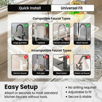 Bathroom Sink Organizer, No-Drill Wall Mount Rack for Sponges & Dishcloths, Rectangular Drain Shelf for Home Cooks, Space-Saving Kitchen for Utensils