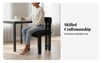 Low-Back Upholstered Chair Comfortable Household Furniture Long-Lasting