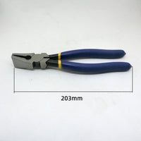 8英寸玻璃平口钳带齿工具钳夹持工具