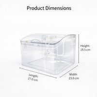 Bird Bath for Cage, Multi-functional Bird Bath Tub, Parrot Bath Tub Bird Water Bowl, Budgie Shower F - Image 4