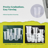 Silicone Measuring Container, 100ml Beaker, Precise Scale, Flexible Mixing Container for Kitchen, DIY Craft, Pouring