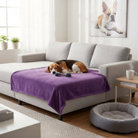 Waterproof Pet Blanket Thickened Waterproof Dog Blanket Soft and Comfortable Thick Fleece Pet Mat for Crate