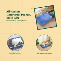 Chew-resistant waterproof dog bed