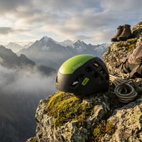 Climbing Helmet with Ventilation Lightweight Mountaineering Helmet Ventilated for Climbers, Rescuers, Caving