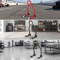 Motorcycle Front Rear Wheel Stand Universal Motorcycle Rear Support Stand Versatile for Garage, Workshop