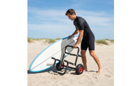 Foldable Aluminum Hauling Rack Padded Transport Gear Heavy-Duty