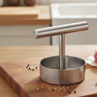 Hamburger Meat Press Easy to Clean Stainless Steel Burger Press Effort-Saving