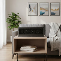 Carbon Fiber Pattern Watch Winder Cabinet 4 Slot Watch Winder with Glass Door Wooden Furniture Rotating for Bedroom