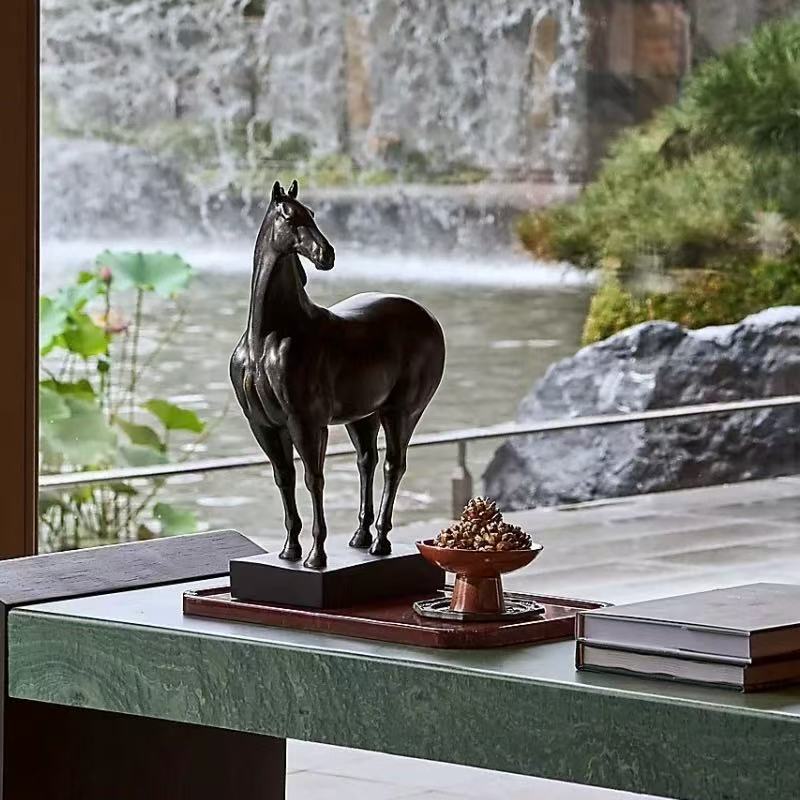 White Horse Sculpture Figurine