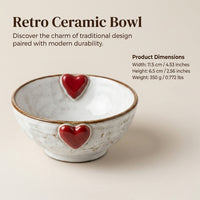 Ceramic Noodle Bowl, Modern Minimalist Style