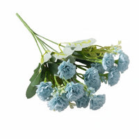 Korean Design Carnation Spray Realistic Appearance Artificial Carnation Spray