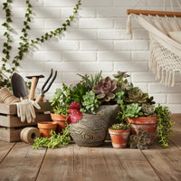 Resin Chicken Planter Outdoor Chicken Planter Pot Creative Design for Patio