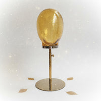 Hat Display Head Detachable Design Hairpiece Stand Gold Finish