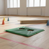 Safe Play Double Hole Foam Mat Long-Lasting Rainbow Hole Mat Cushioned Space Saving for Kindergarten
