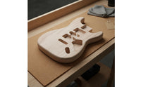 Solid Wood S and T Guitar Body Pre-Routed Strat Design Guitar Body Handmade Music Gear for Workshop