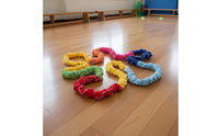 4 Person Stretch Rope Strong Elastic Teamwork Loop Soft Material Multi-Person Stretch Loop for Kids, Families, Team Building, School Events