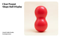 Raised Bumps Sensory Peanut Ball Two-Lobed Peanut Balance Ball Glossy for Children