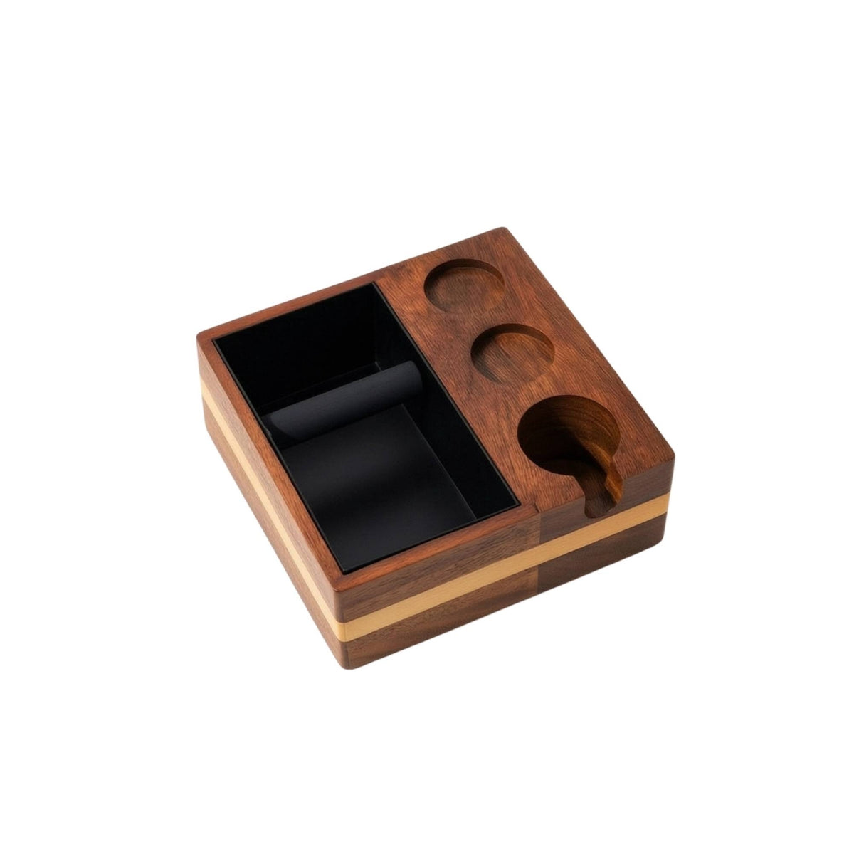 Knock Box with Tool Holder Sturdy Espresso Knock Box Long-Lasting