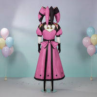 Theatrical Pierrot Costume Layered Harlequin Costume Color-Block Outfit Adult for Cosplayers, Performers, Stage Performance, Themed Parties, Photo Shoots