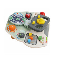 Multi-Functional Steering Wheel Busy Board Develops Fine Engine Skills Car Dashboard Busy Board Sensory Play Toddler Steering Wheel Toy Screen-Unplugged Fun for Toddlers, Kids, Preschoolers