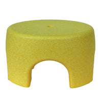Textured Expanded Polypropylene Foam Stool Lightweight Stool with Finger Hole Compact Furniture Low-Height for Bathroom