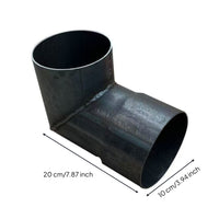 Heating Flue piping Elbow Steel 90 Degree Chimney Elbow Welded for Smoke Exhaust