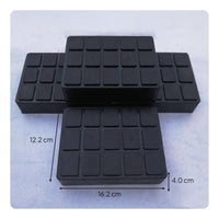 Non-slip heavy-duty rubber lift pad for car jacks, 6cm thick