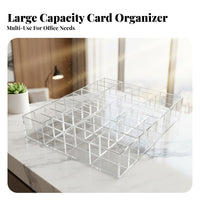 Hotel Key Card Box Transparent Design Acrylic Card Holder Long-Lasting