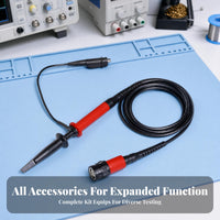 100:1 Attenuation High-Voltage Test Lead 2 kV Rated Oscilloscope Test Lead 2000V Rating Electronic Test Gear BNC Connector