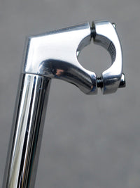Bicycle Stem 22.2mm Silver Two-Bolt for City Bikes