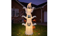 Inflatable Inflatable Ghost Lighted Ghost with Pumpkin Spooky Halloween Inflatable Bright for Homeowners