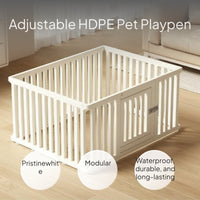 Modular HDPE Indoor Dog Playpen Washable Fence