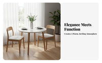 Round 4-Person Table Minimalist Design Cafe Furniture Stable Base for Coffee Bar