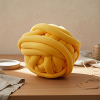 Chunky Tube Yarn Machine Washable Chunky Yarn Non-Shedding for Crafters